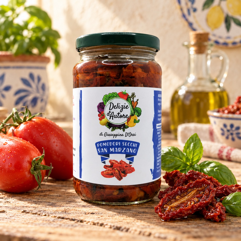Pomodori secchi San Marzano DOP Delizie d’Autore