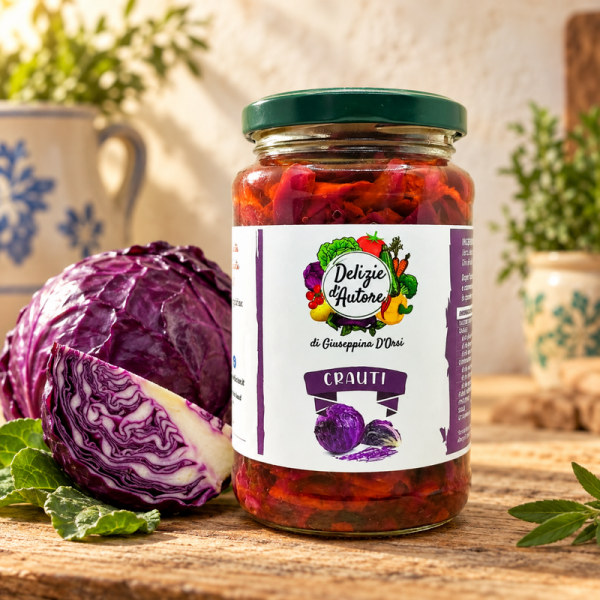 Crauti Rossi Sott’Olio con Carote | Delizie d’Autore