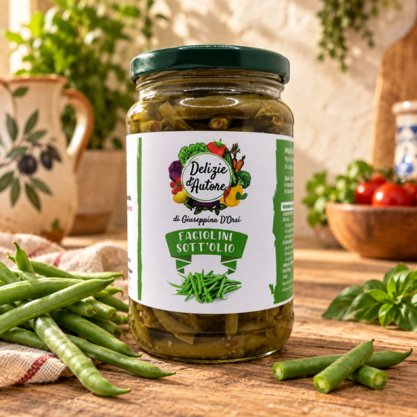 Fagiolini Sott’Olio con Menta e Origano | Delizie d’Autore