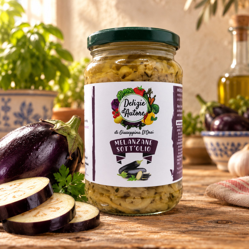 Melanzane a Filetti Sott’Olio | Delizie d’Autore